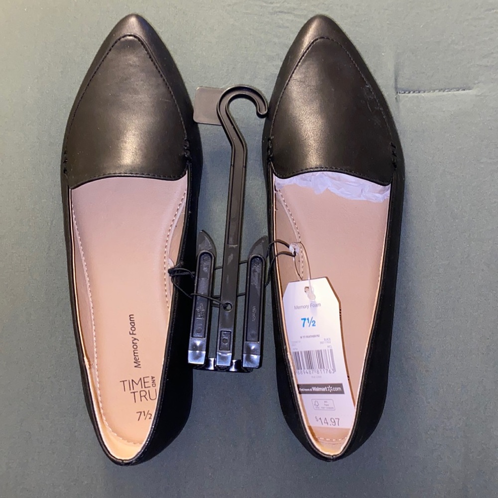 Time and Tru black flats